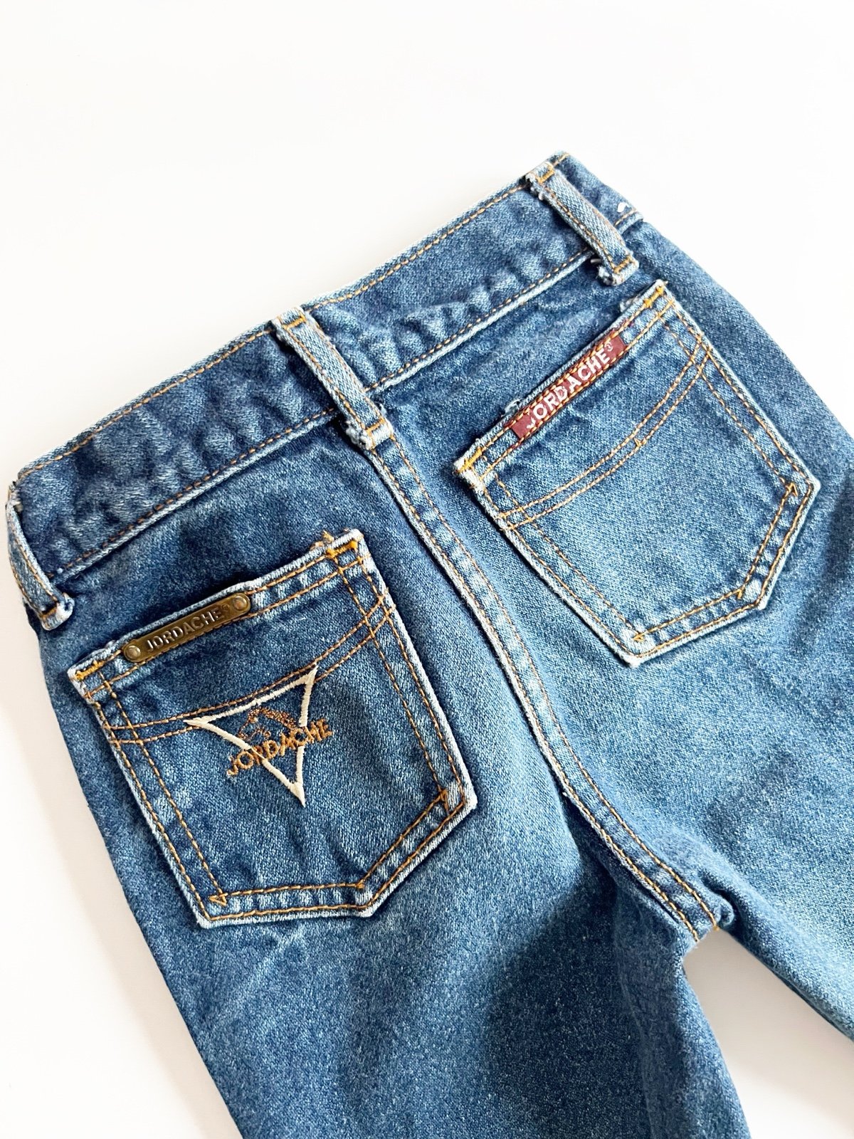 Vintage Jordache jeans with raw hems