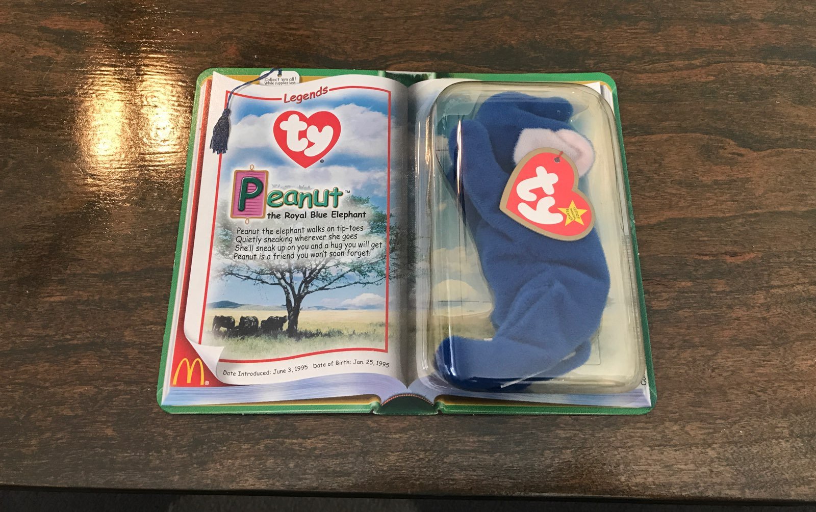 Ty Beanie Babies Peanut From McDonalds