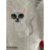 CATS Print Throw Blanket 50x70” Christmas Lili Chen Cat Creations Siamese Calico