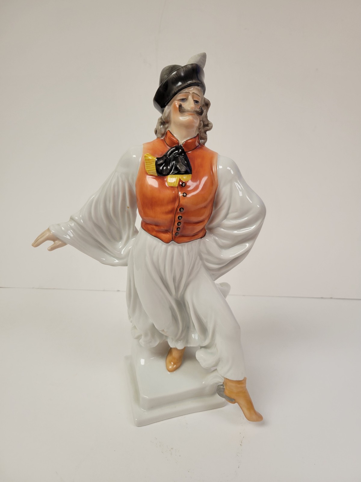 Herend Porcelain Hand Painted Dancing Man