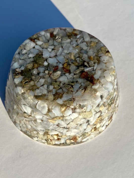 Blue Lace Agate Tower Buster Orgone MC