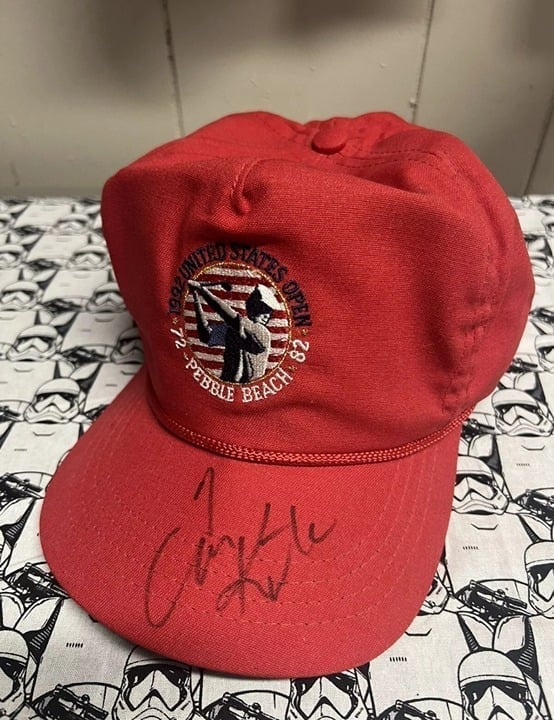 Tom Kite Signed 1992 US Open “Pebble Beach” Strapback Hat Champion Sig. (H01)