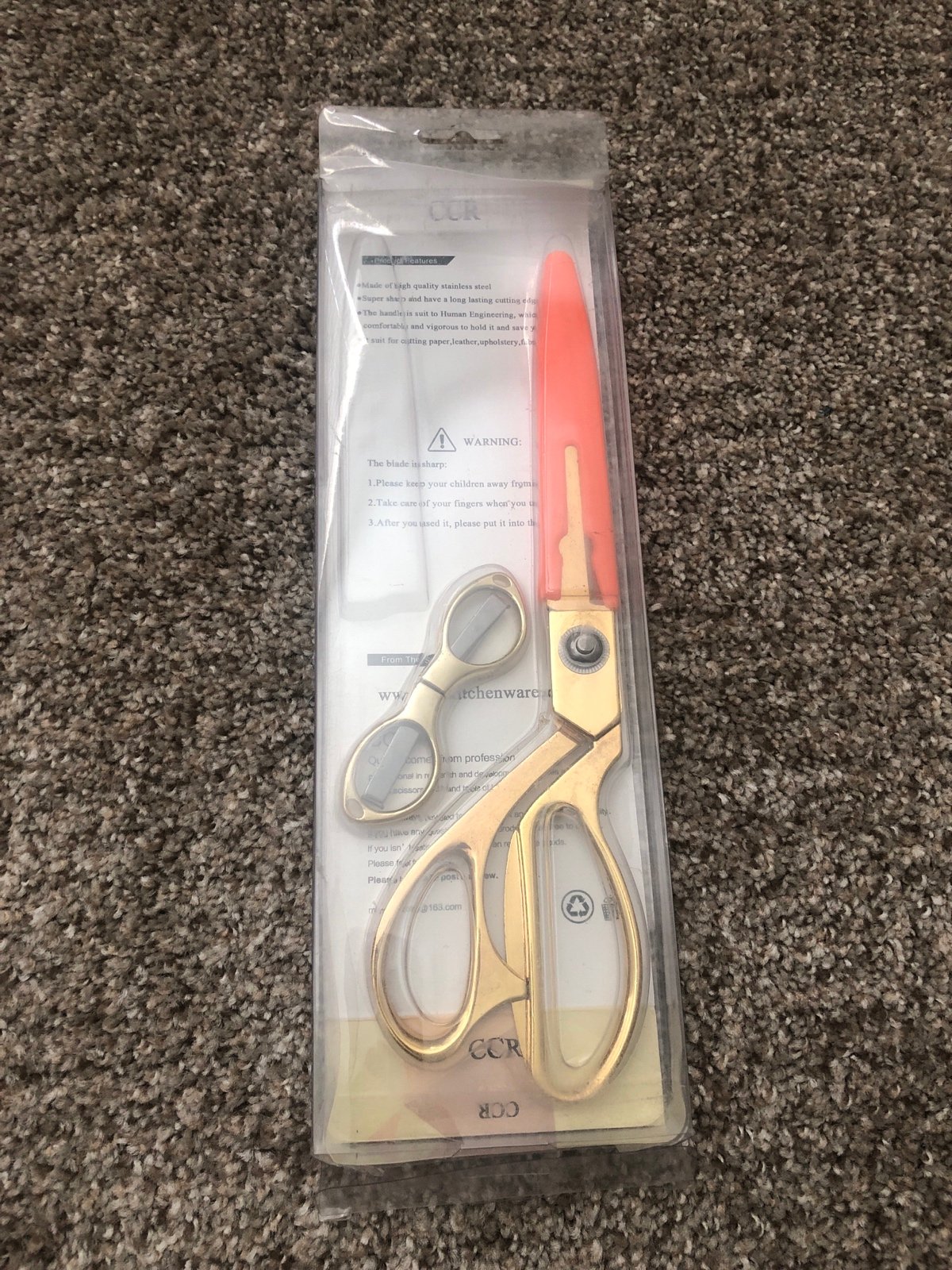 Sewing Scissors Titanium Stainless Steel Professional Shears
