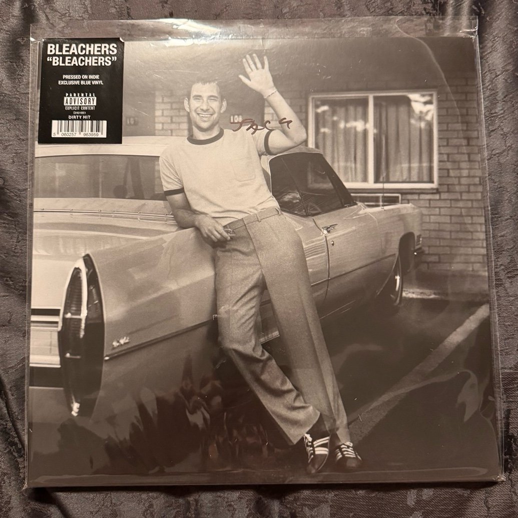 Signed Bleachers “Bleachers” Self-Titled Album Indie Blue - Jack Antonoff