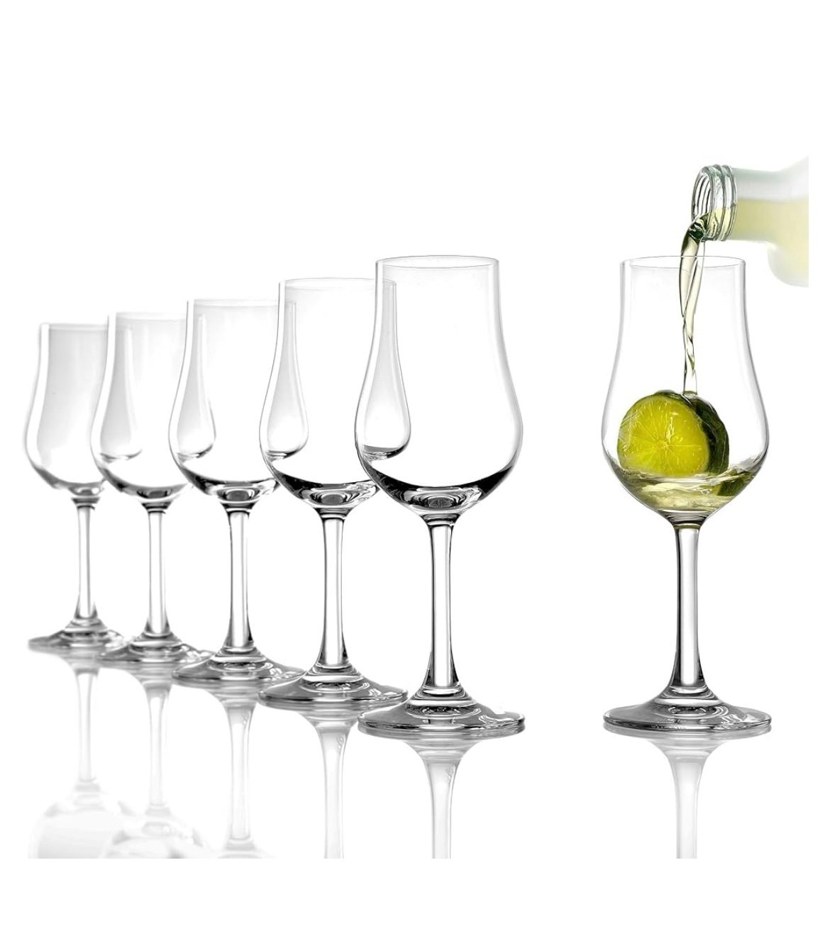 Stölzle Lausitz Professional Liqueur Brandy Snifter Crystal Glass Bar - Set of 6