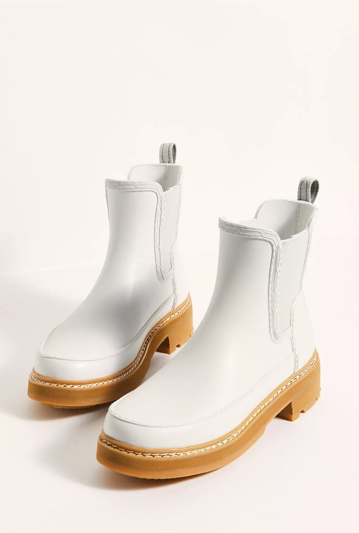 HUNTER Refined Stitch Chelsea Wellies