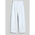 Madewell The Harlow Wide Leg Pant 100% Linen High Waist Trousers White Size 10T