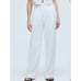 Madewell The Harlow Wide Leg Pant 100% Linen High Waist Trousers White Size 10T