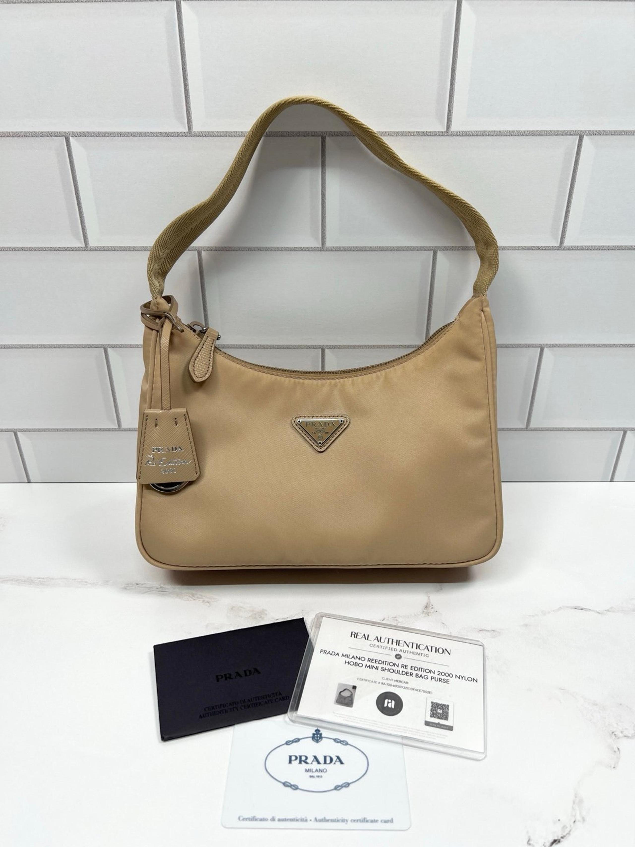 Prada Milano Reedition Re edition 2000 Nylon Hobo Mini Shoulder Bag Purse