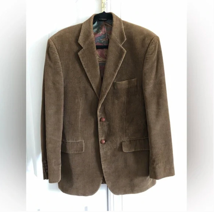 Ralph Lauren Classic Corduroy Brown Blazer Jacket Men’s size M