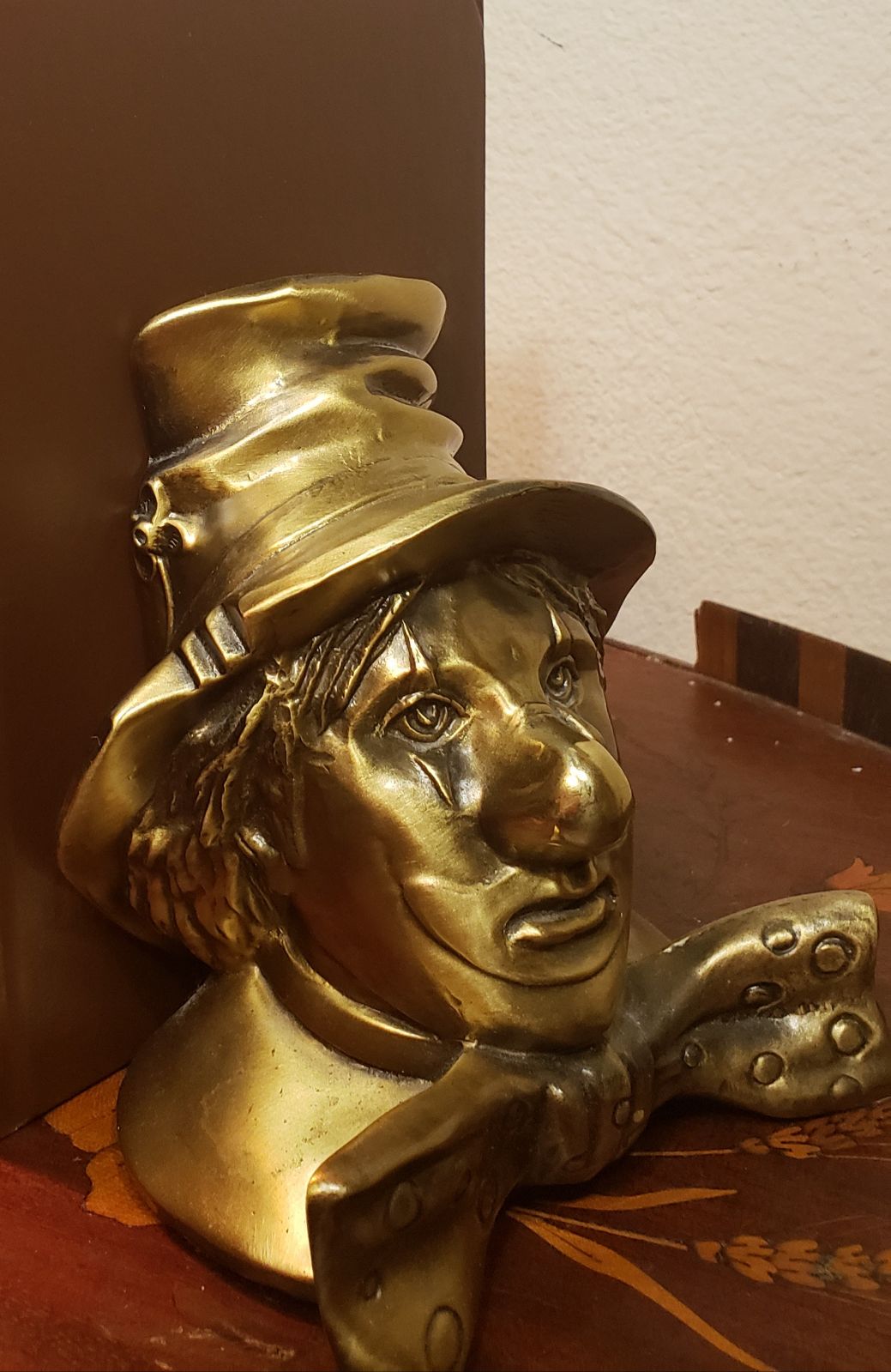 Vtg Brass Bookends PM Craftsman