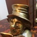 Vtg Brass Bookends PM Craftsman