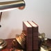Vtg Brass Bookends PM Craftsman