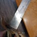 Vintage Military Saber Metal Scabard reproduction has some rust due to age hand