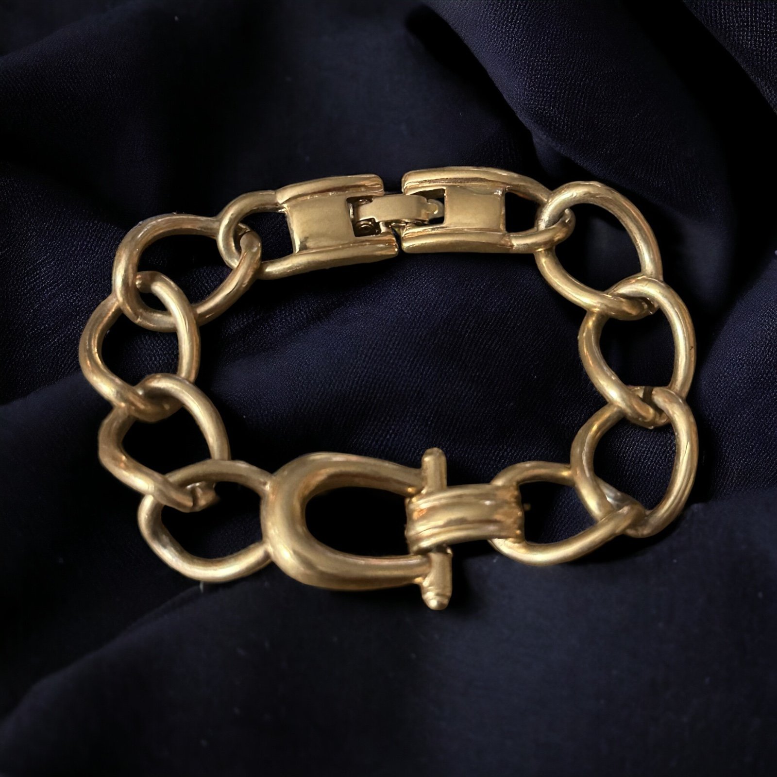 Vintage Monet chunky link bracelet