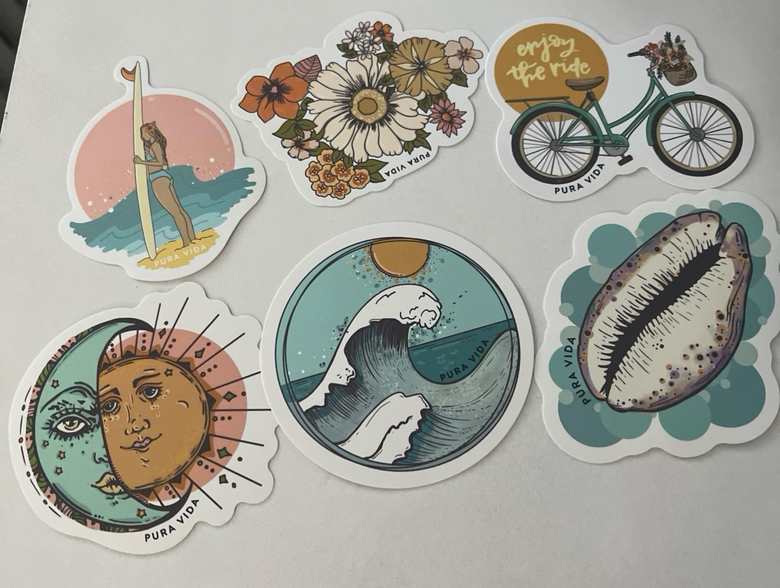 Pura Vida Stickers Set of 6