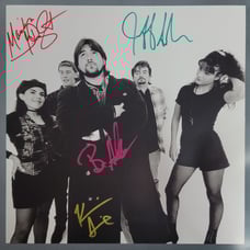 Clerks cast piece signed 12x12 photo