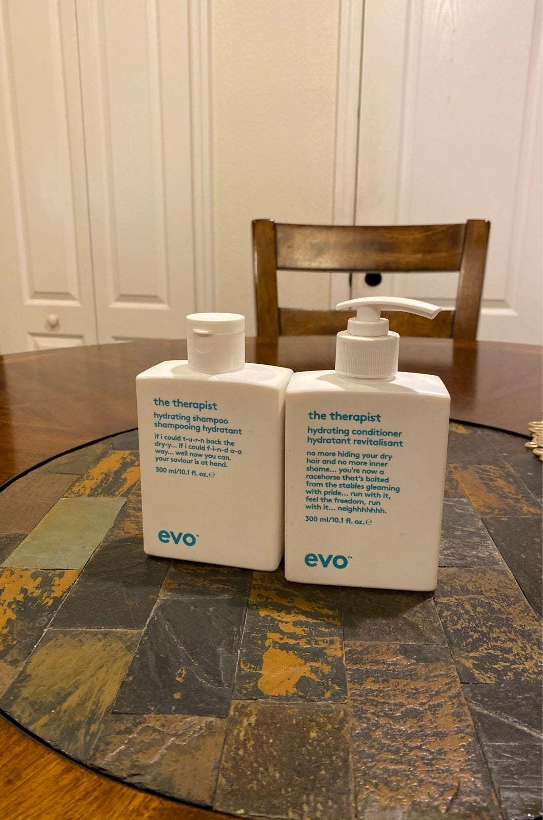 Evo The Therapist Hydrating Shampoo Conditioner
