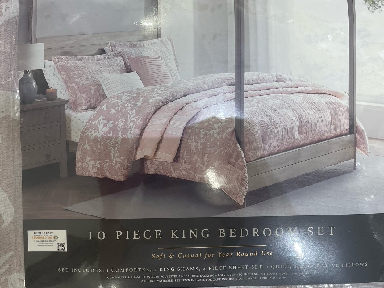 Envogue home 10 pc king bedroom set