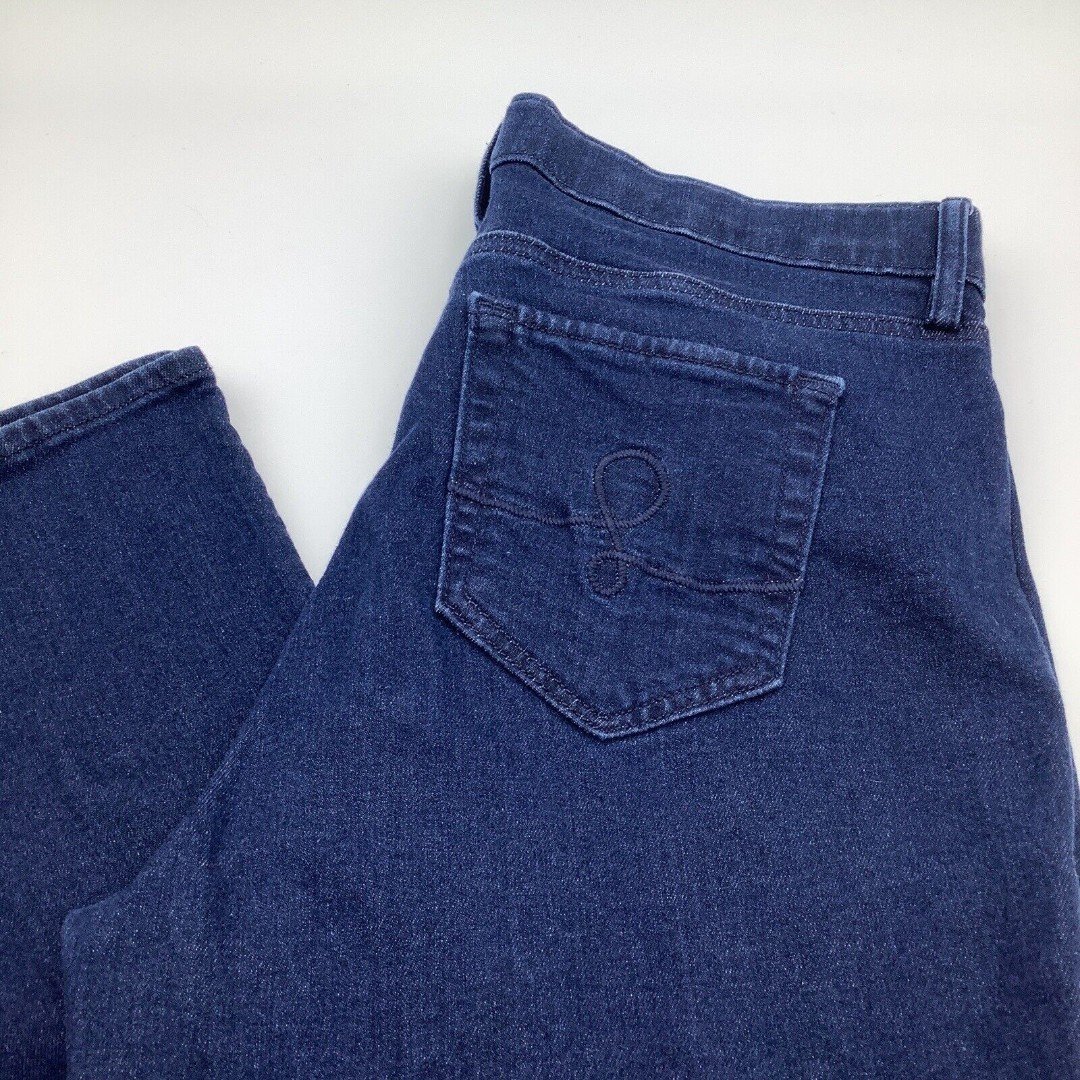 Lilly Pulitzer Womens Flared Leg Denim Jeans Blue Size 10