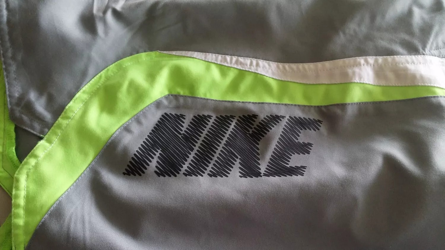 Nike Swim Grey White Men's board SIZE 2XL NESS5366 SU19555 073 715824 NWT 64.00