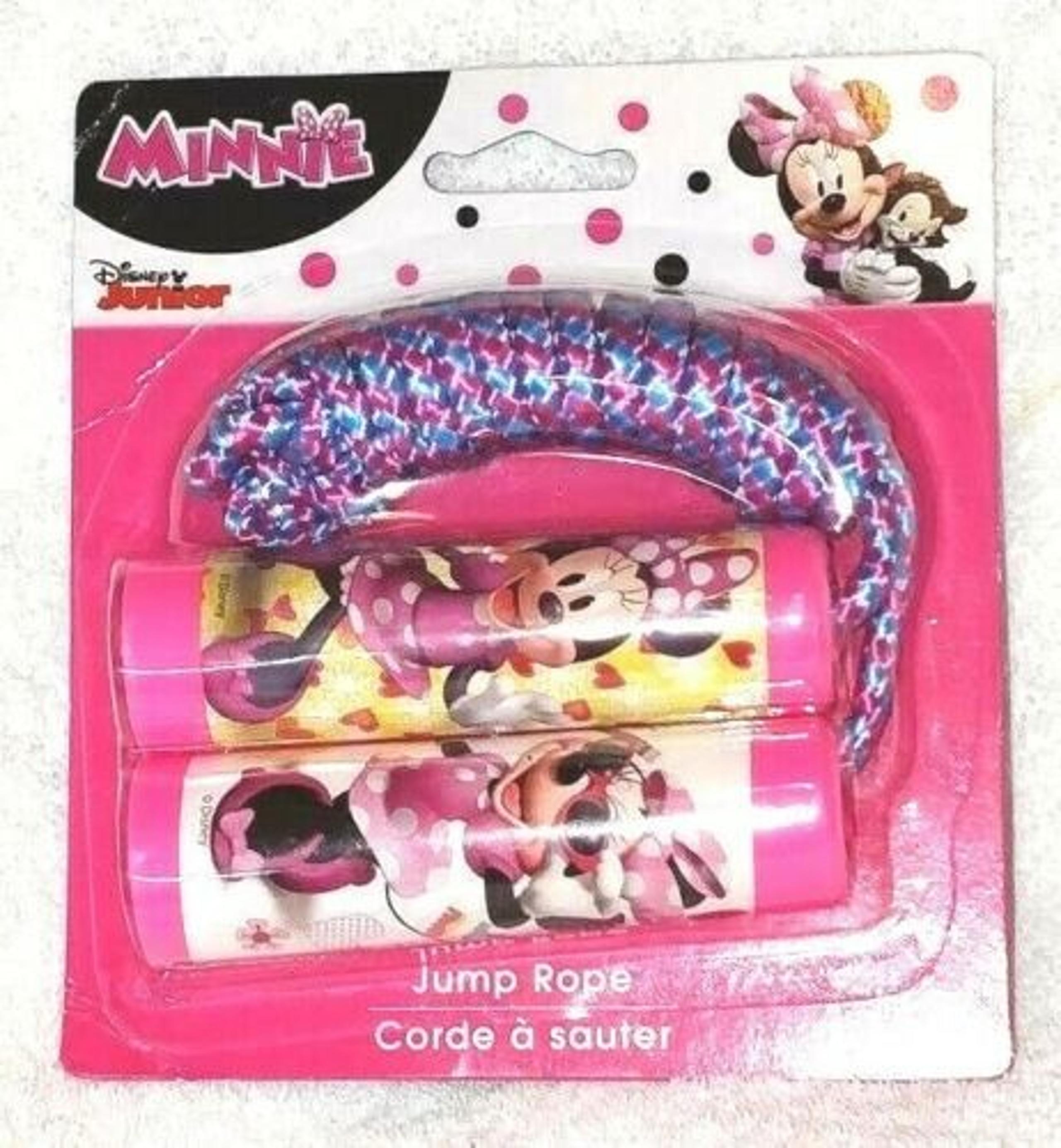 Disney Junior Jump Rope 7ft with Comfortable Handles Minnie Mouse Age 6+