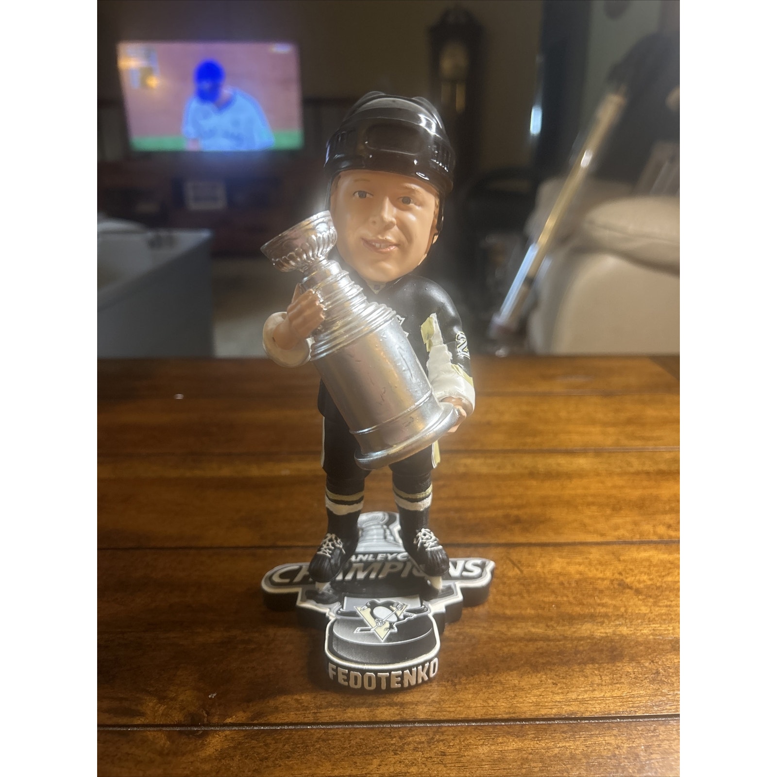 2009 Ruslan Fedotenko Pittsburgh Penguins Stanley Cup Champions Bobblehead /2009