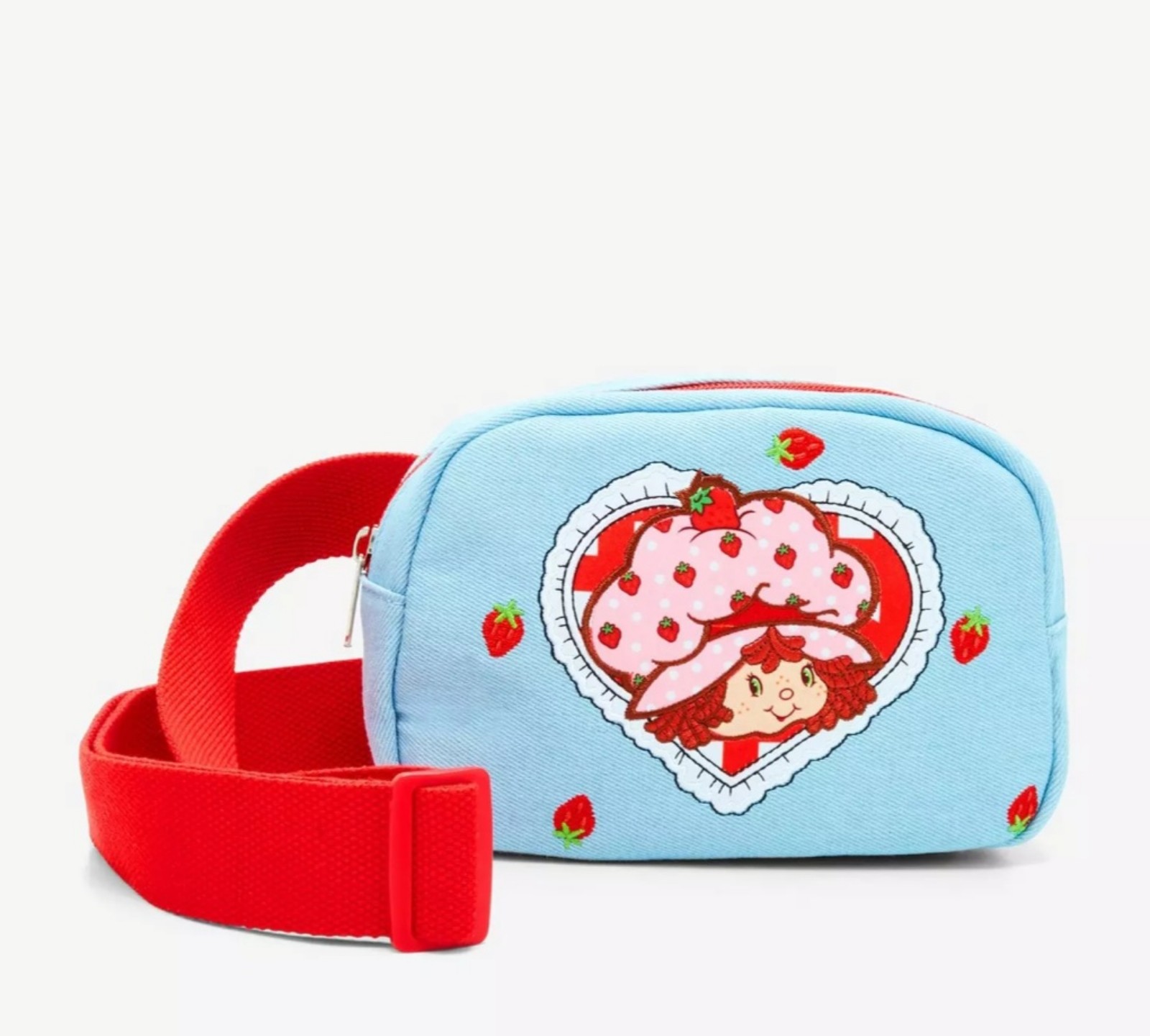 Strawberry Shortcake denim belt bag