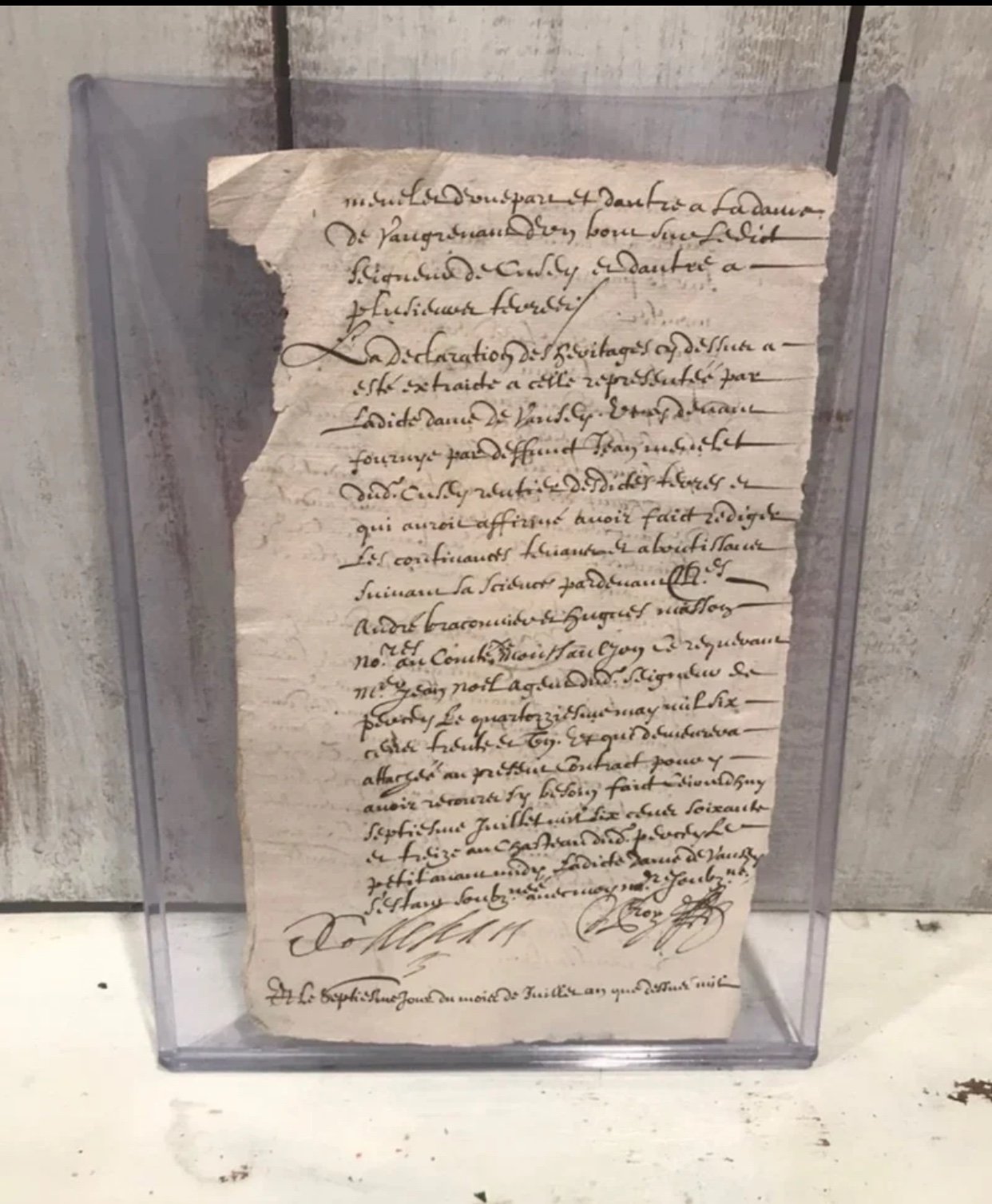 Letter Written by 17th Century French Philosopher Pierre Bayle Dated 1671