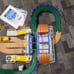 GeoTrax Grand Central Station & Aero Train Fisher Price Road & Rail