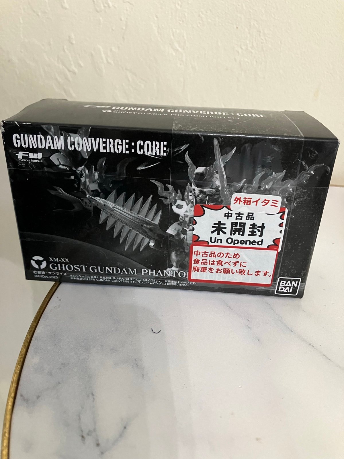 Bandai Gundum Converge Core Ghost Gundam Phantom Light Set - Japan exclusive
