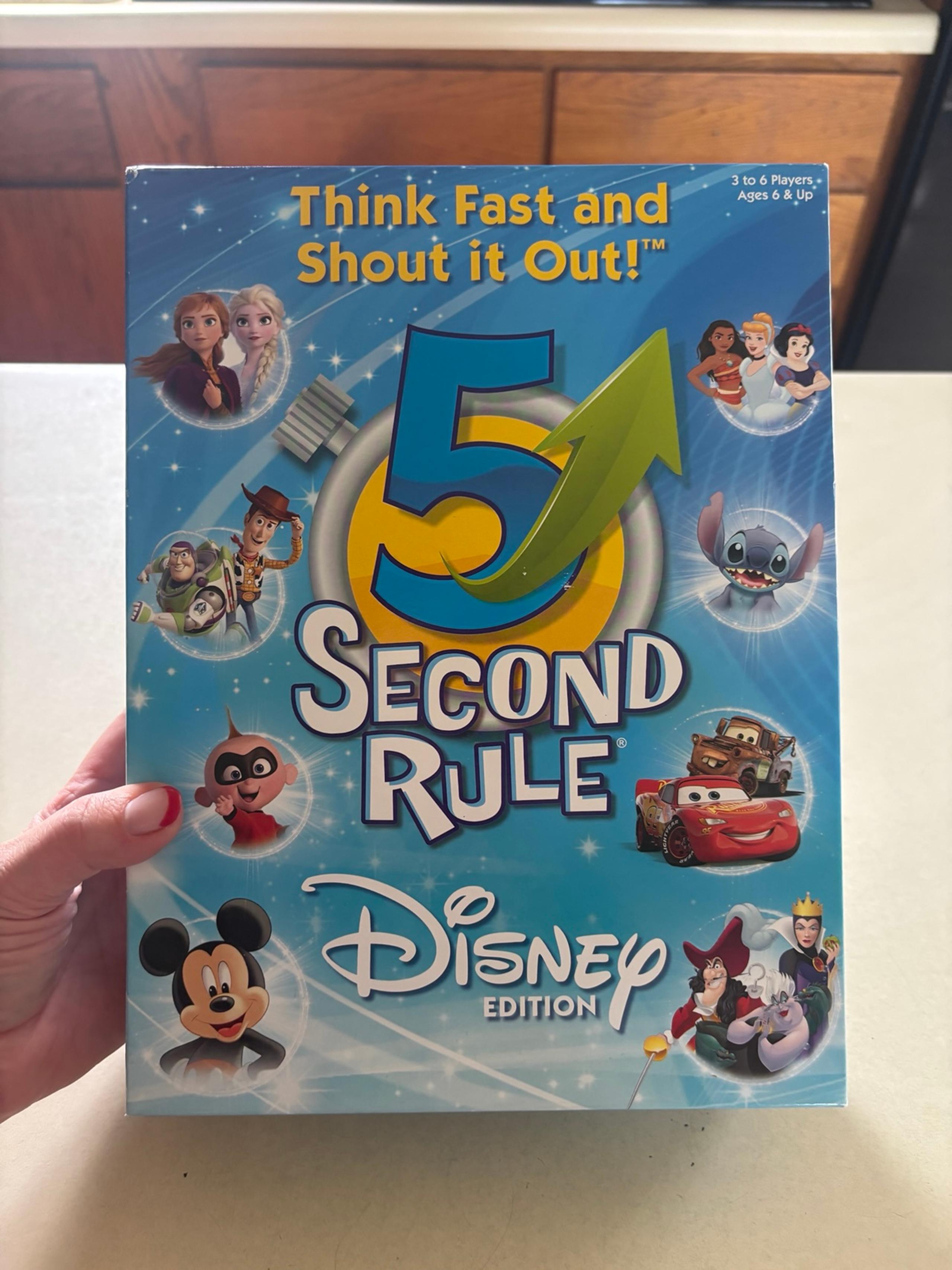 New Disney 5 Second Rule Board Game
