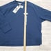 Earth Yoga Tunic Sweatshirt Oversized Activewear Sustainable Blue Womens XL NWT