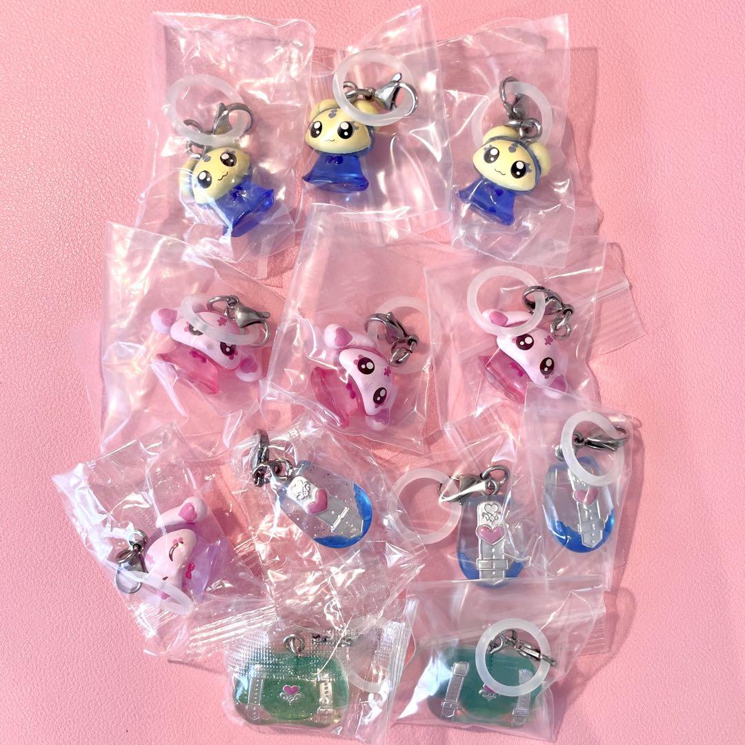 Two people are Precure Max Heart Mark Accessory Gashapon 12 pieces set.