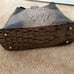 Brahmin Croc Embossed Shoulder Bag Brown Tan 12x9.5