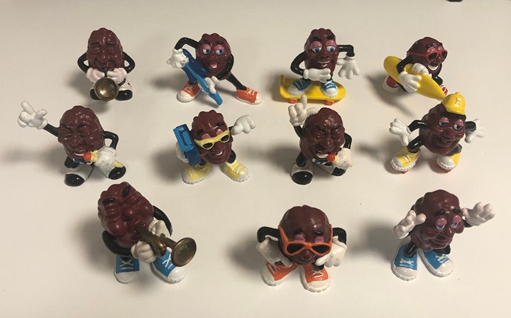 California Raisins Figure Lot of 11 Vintage 1987 1988