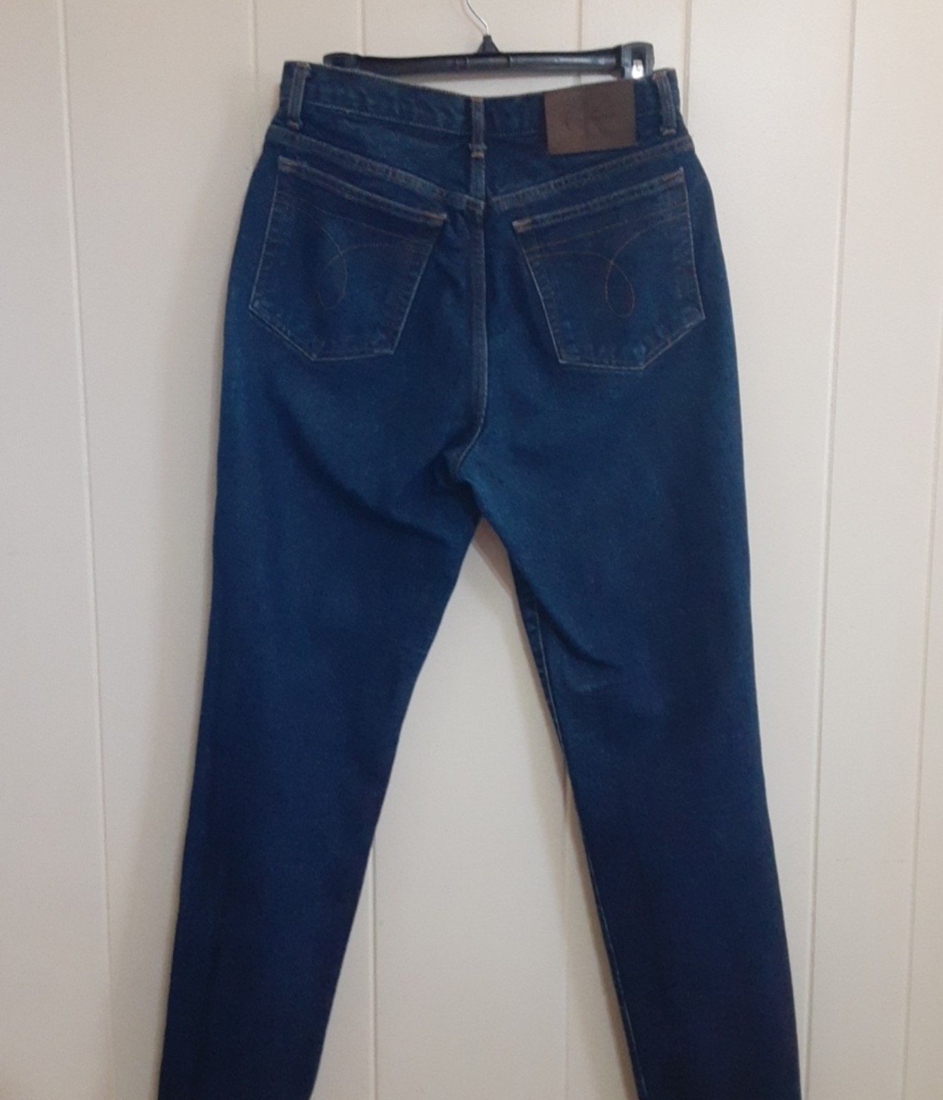 Calvin Klein Jeans Womens Size 12 Vintage Dark Omega Wash high rise mom cotton