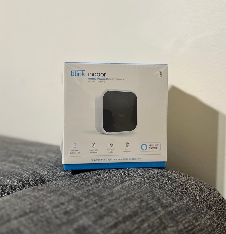 Blink Indoor Security Camera - wireless, HD, Two way audio, Motion Detection