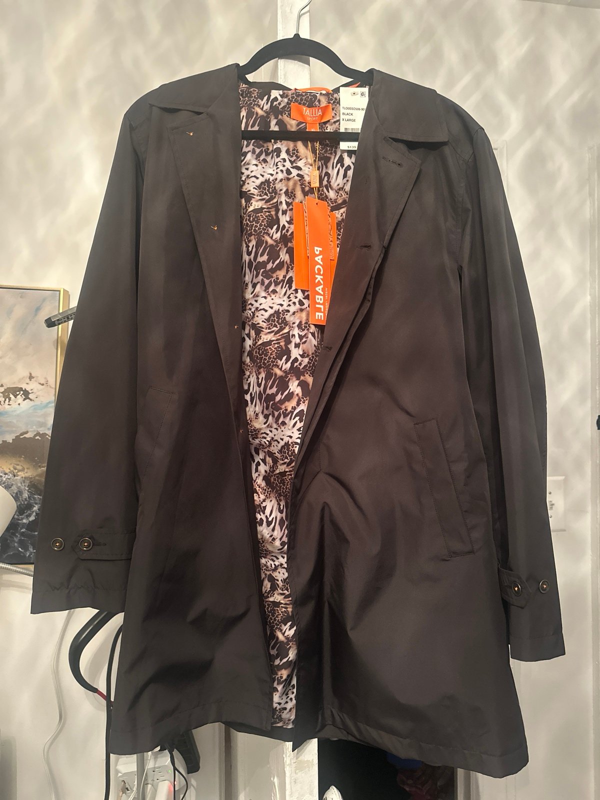Tallia sports trench coat