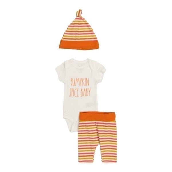 Rae Dunn 0-3 months PUMPKIN SPICE BABY body suit set Rae Dunn 0-3 months PUMPKIN SPICE BABY body suit set