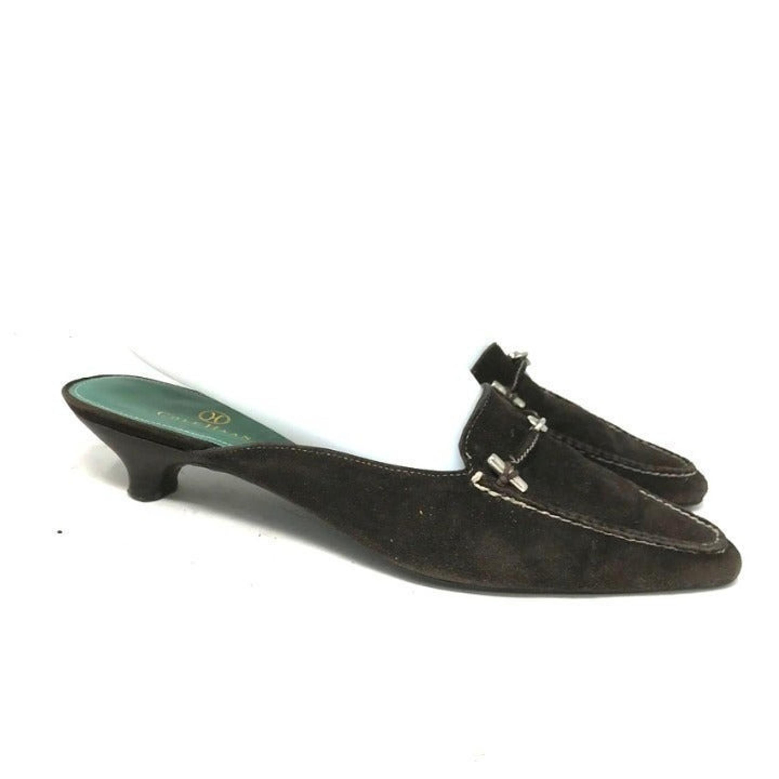 Cole Hann Womens Brown Slides Mules Heel
