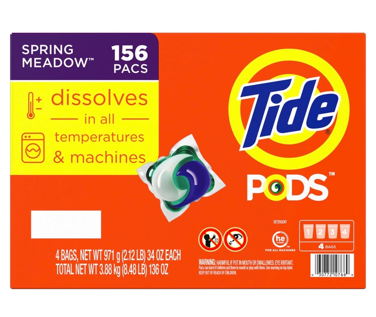 Tide pods QTY 312 pods