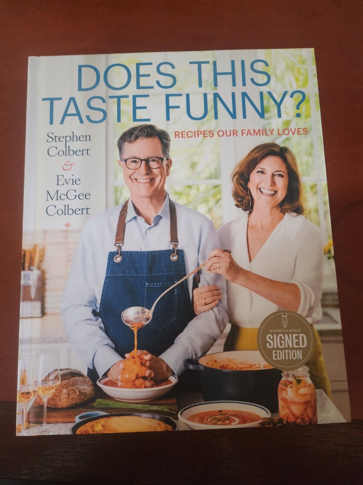 Stephen Colbert & Evie Mcgee Colbert Does This Taste Funny