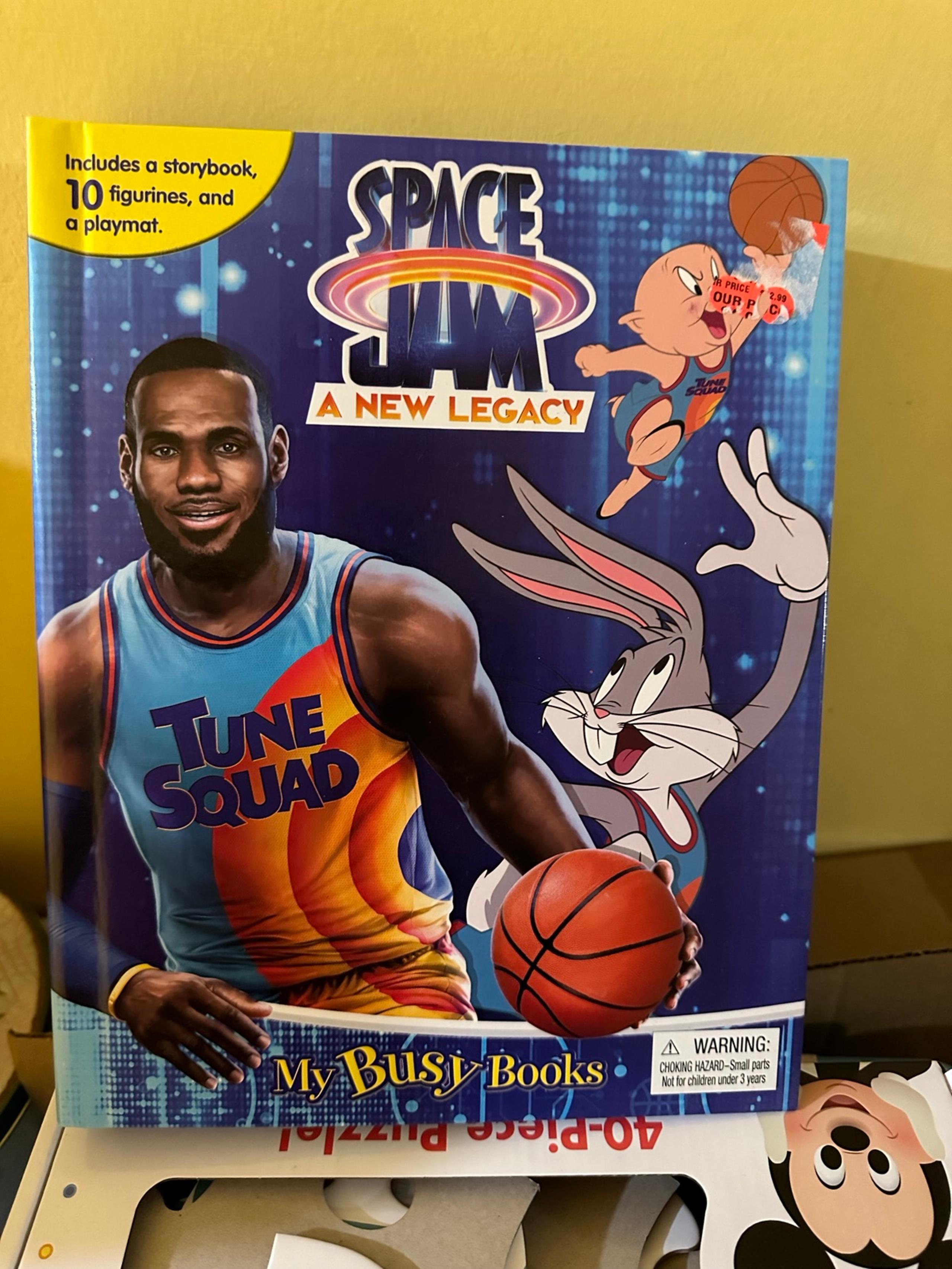 Space Jam my busy book playmat and figures