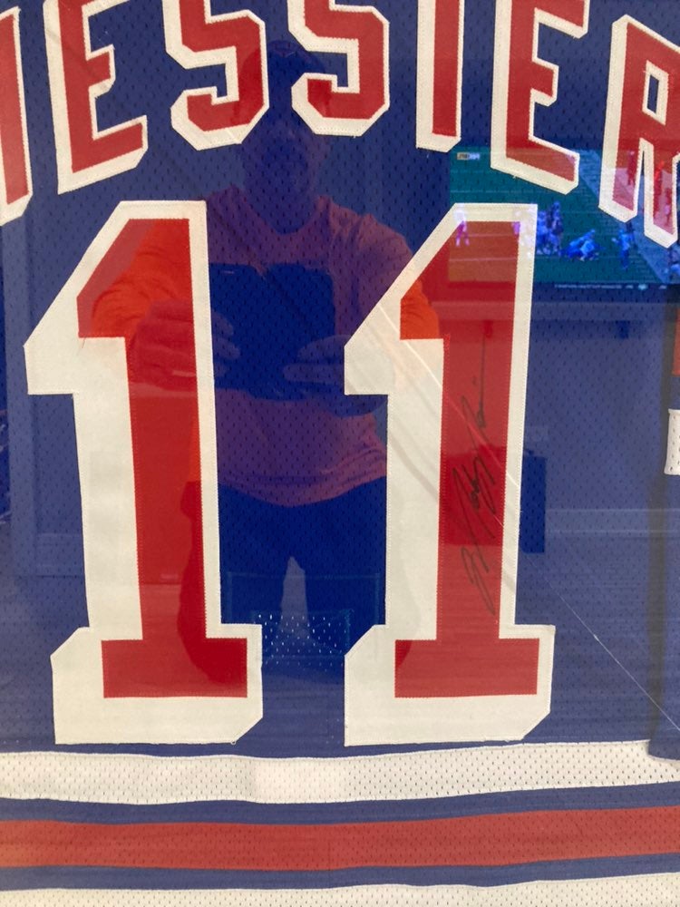 Messier autographed Ranger jersey!