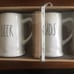 RAE DUNN ‘BEER’ and ‘SUDS’ Black Ceramic