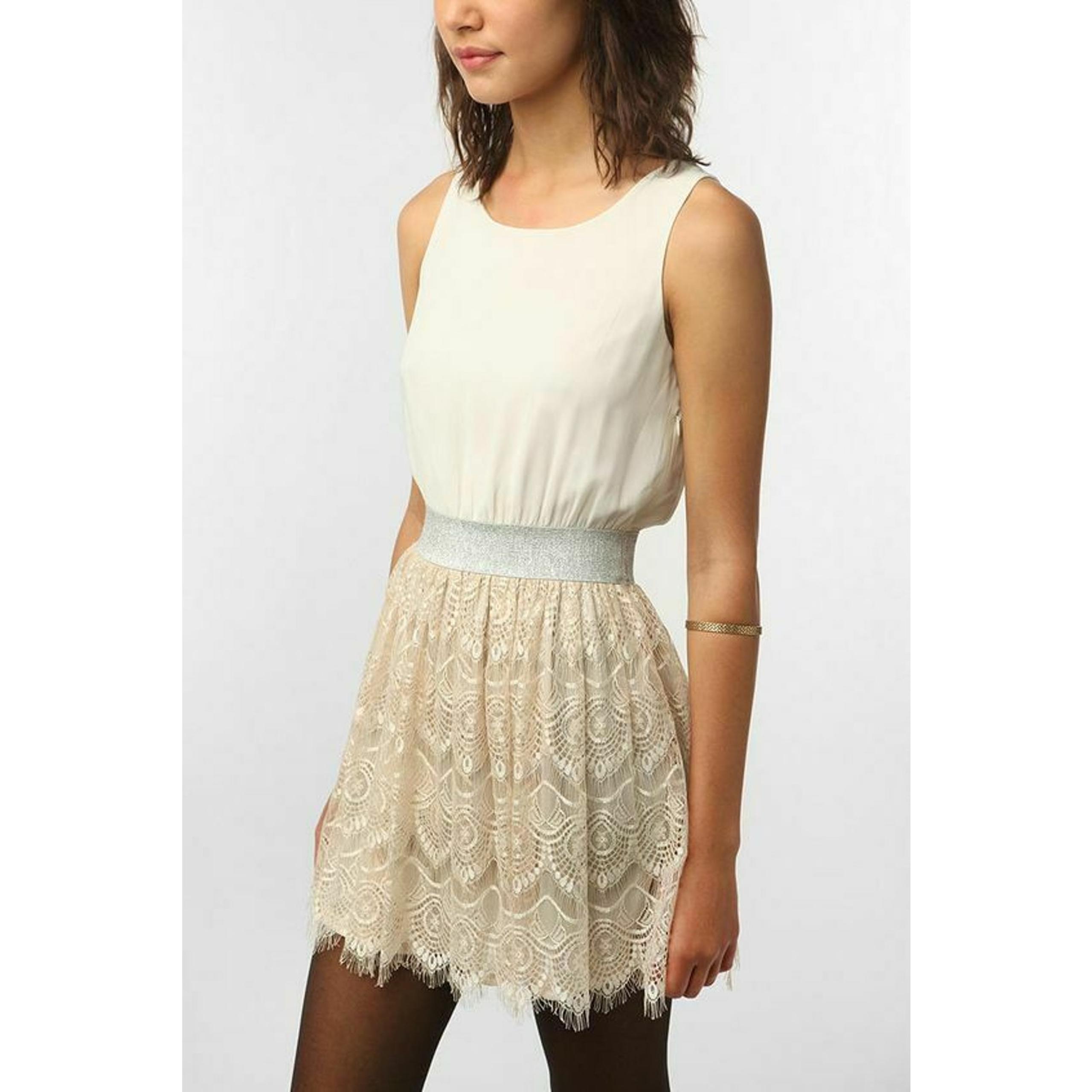 Pins and Needles Lurex and Lace Dress S