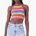 Xirena Sweater Crocheted Striped Multi-Color Dreamstate Gema Top