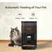 Voluas Automatic Dry Food Cat 6L Feeder Dispenser Timer Programmable Dog Pet