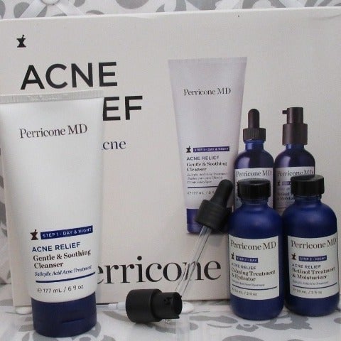 PERRICONE MD ACNE RELIEF PREBIOTIC ACNE THERAPY 90-DAY REGIMEN BOXED